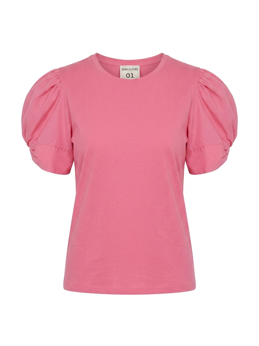 T-shirt Semicoture