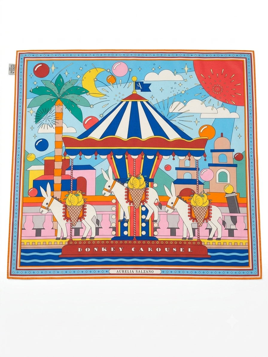 Foulard Donkey Carousel