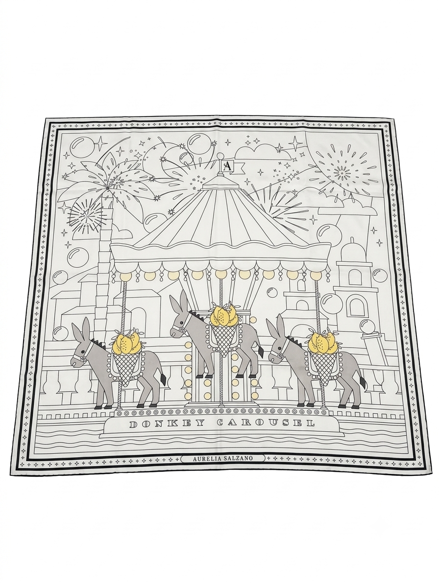 Foulard Donkey Carousel