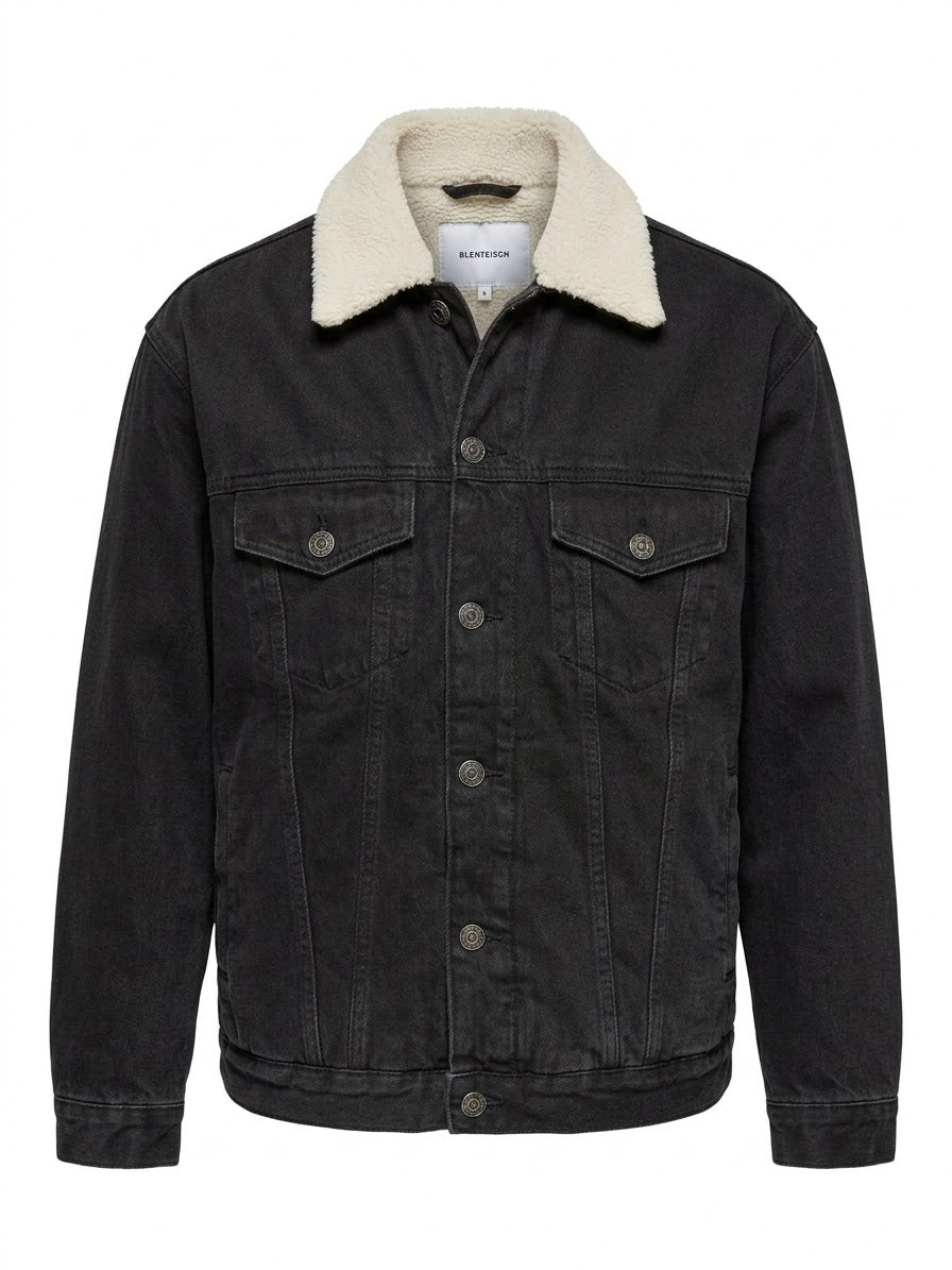 Giubbotto God Save Denim-Tulipano