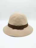 Cappello Brown Bow