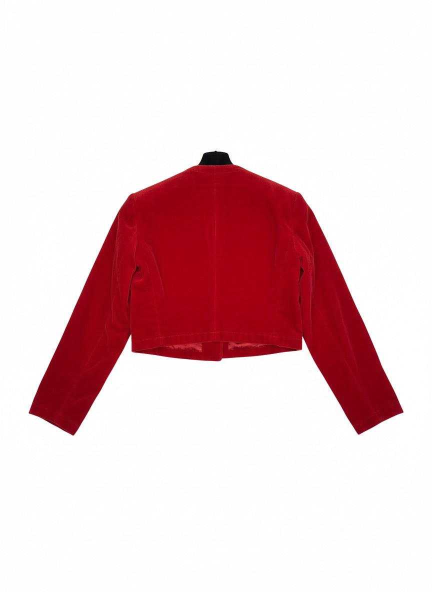 Blazer Cropped Yves Saint Laurent