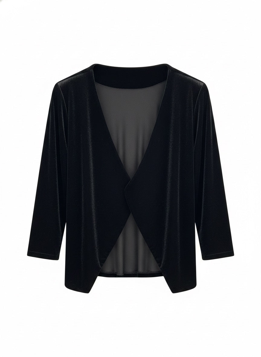Cardigan velluto