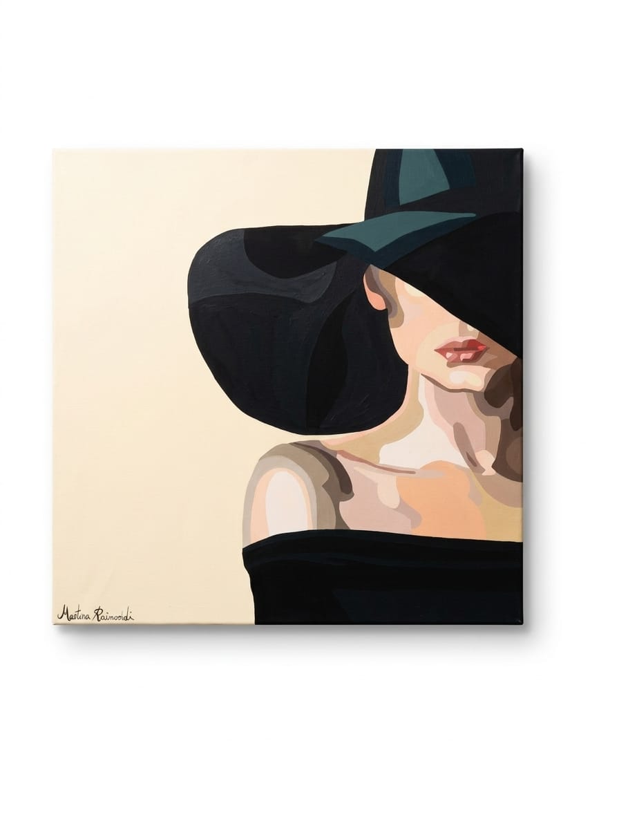 Donna con cappello